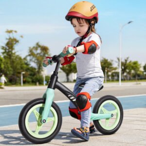 Bicicleta de balanceo verde
