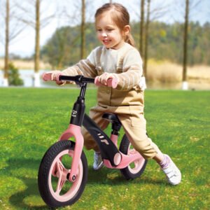 Bicicleta de balanceo rosada