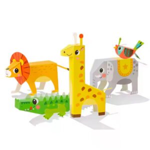 Kit papel origami 3d animales