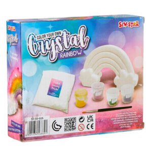 Arcoiris de cristal para colorear