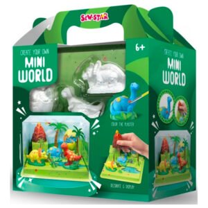 Crea tu propio mini mundo de dinosaurios