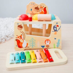 Banco de pelotas con xilofono