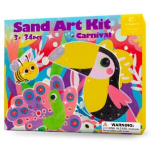 Kit de pintura con arena de colores