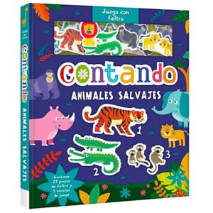 Contando Animales Salvaje, Juega con Fieltro