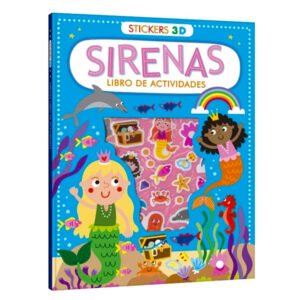 Sirenas Libro de Actividades Stickers 3D