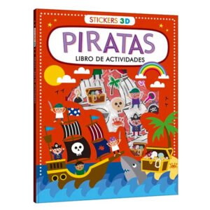 Piratas Libro de Actividades Stickers 3D