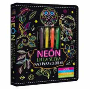 Neon en la selva - Pack para colorear