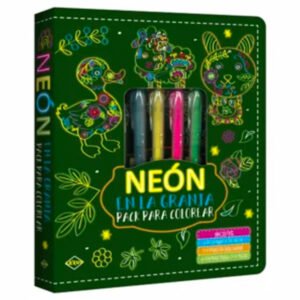 Neon en la granja - Pack para colorear