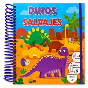 Dinos Salvajes para pintar