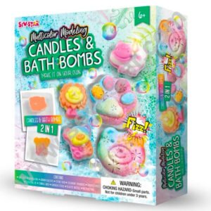 Velas Multicolor y Bombas de Baño Animal