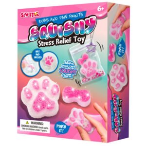 Squishy de lazos y huellas