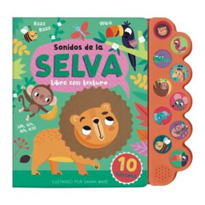 Sonidos de la selva, libro con texturas