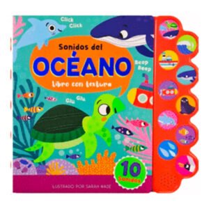 Sonidos del océano, libro con texturas
